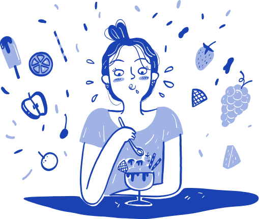 girl eating ice cream